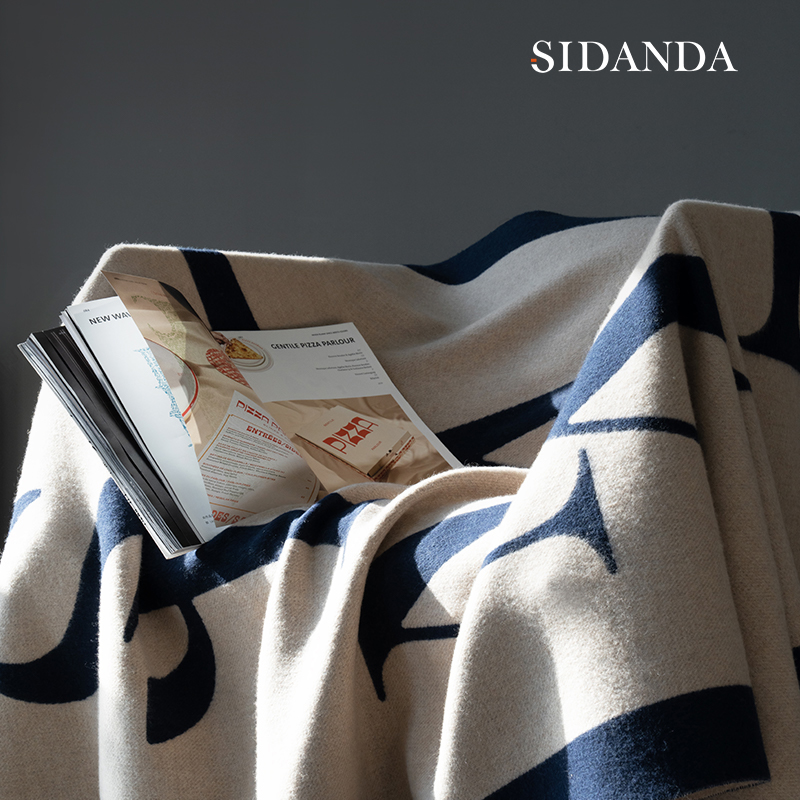 SIDANDA法式轻奢羊毛羊绒毯