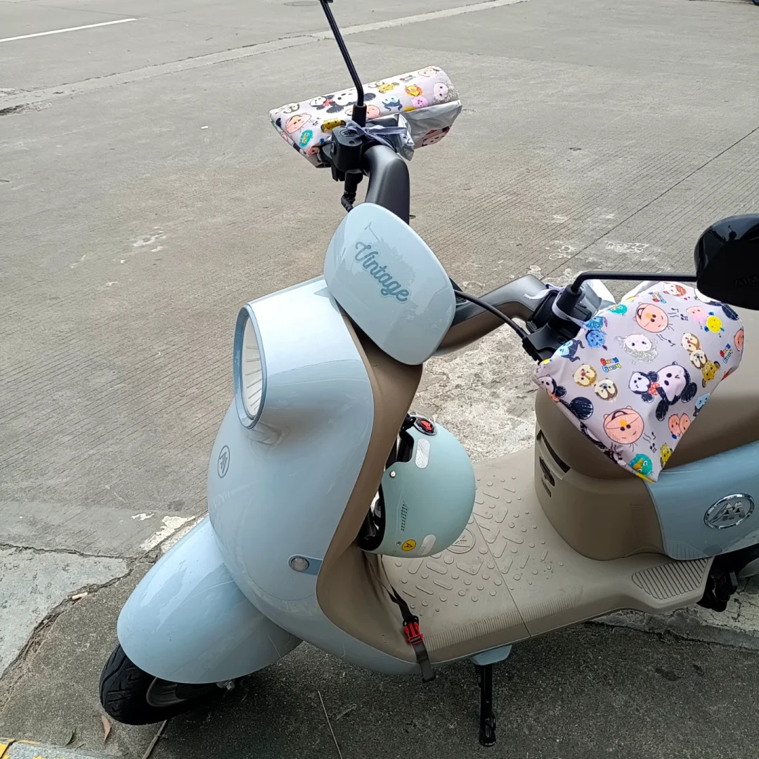 电动车手套车把套238款冬季保暖加绒防寒防水防风摩托车骑行护手