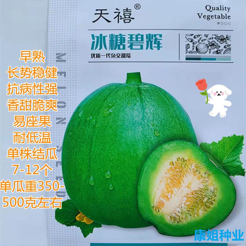 天禧冰糖碧辉甜瓜种子冰糖子甜瓜种香瓜酥瓜种子农家田园种子籽