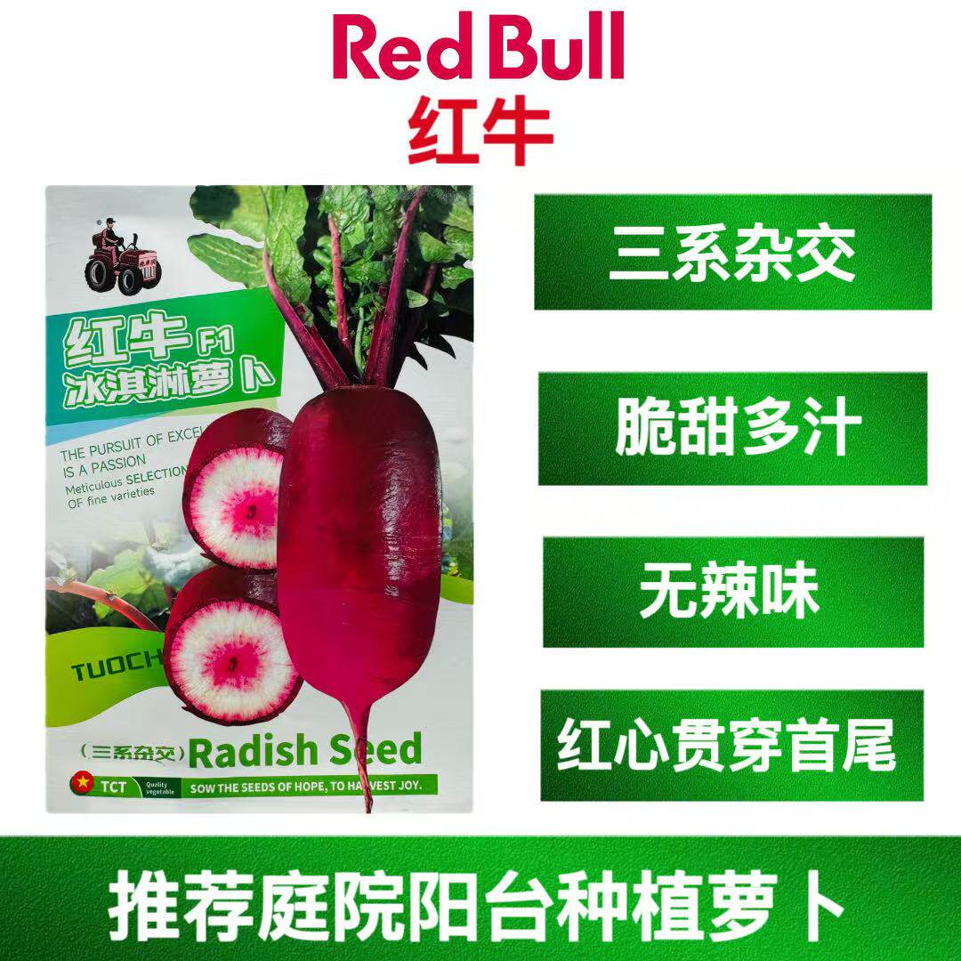 红牛F1冰激凌萝卜种子甜