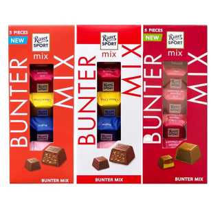 RitterSport瑞特斯波德运动瑞特兹精选夹心巧克力40g进口网红零食