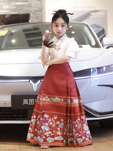马面裙女童套装夏天儿童唐装
