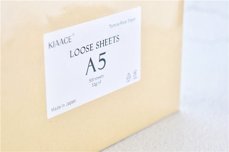 일본 수입 AOIRO BACHUAN 종이 A5 느슨한 페이지 전체 패키지 손으로 그린 ??종이 크로마토그래피 컬러 잉크 광택 유물 52G68G