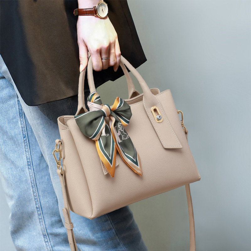 Viney包包女士2026新款春夏妈妈高级感手提包大容量真皮斜挎包女