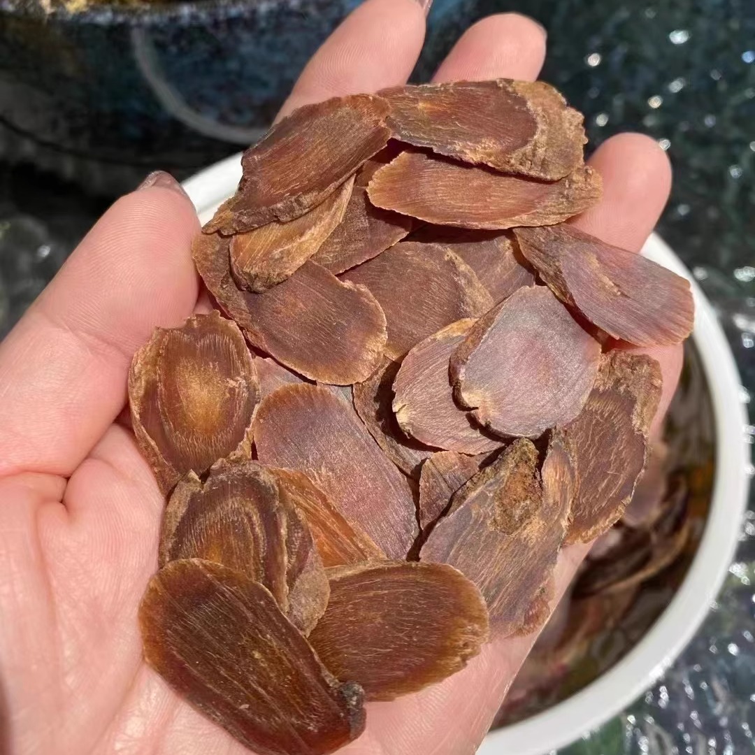 无糖红参大片500g吉林长白山红参6年根整枝切片生晒园参片边条参