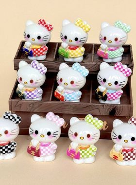 卡通挎包小香KT 盲袋萌粒diy饰品挂件钥匙扣公仔桌面摆件树脂配件