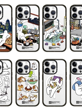 CASE华强北联名Mr.Donothing懒惰先生适用iPhone17ProMax壳苹果16Pro/15/14/13/12磁吸MagSafe保护套C家壳