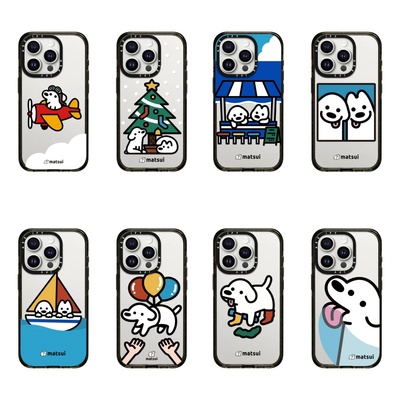 CASE华强北联名matsui可爱狗狗适用iPhone17ProMax壳苹果16Pro/15plus/14/13/12磁吸MagSafe保护套C家壳