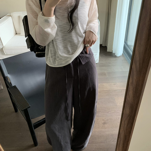 Believe-26夏上新重工抽绳设计感洋气显瘦休闲裤817