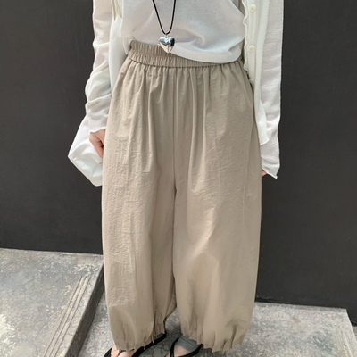 BOLAMEI-26夏上新显瘦百搭时尚休闲裤(不含上衣+挂件)1159