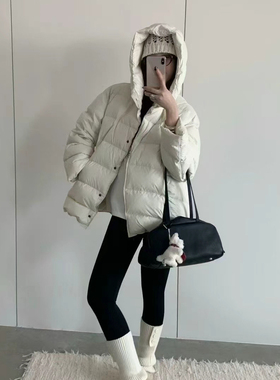 卡蔓-简约韩系绗缝保暖羽绒服外套E8052