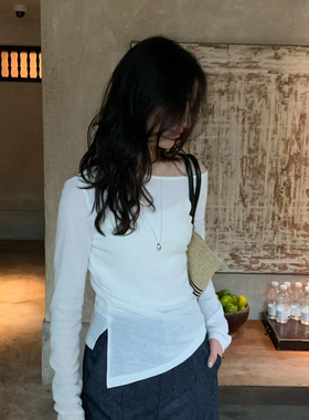 ECHOES OF LOVE-秋上新极简时尚显瘦百搭小衫9822