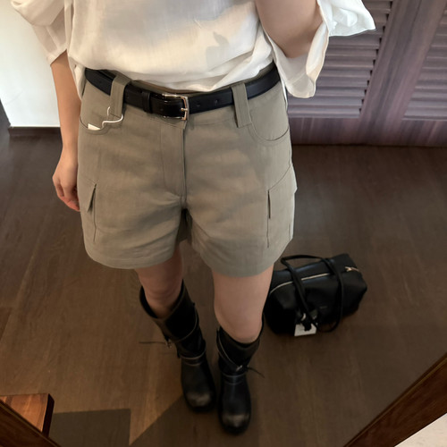 Believe-26夏上新辣妹韩系洋气显瘦休闲短裤(配腰带)815