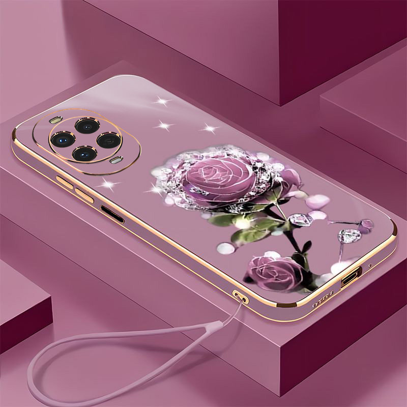 玫瑰花女适用华为Nova15手机壳5G防摔软套PSN-AL00包边nova15薄送长辈爸妈,3C数码配件,手机保护套/壳,淘宝优惠券,粉丝福利购,淘宝优惠卷