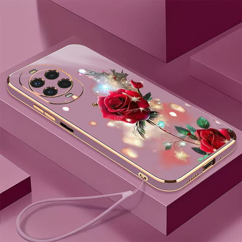 玫瑰花女适用华为Nova15手机壳5G防摔软套PSN-AL00包边nova15薄送长辈爸妈,3C数码配件,手机保护套/壳,淘宝优惠券,粉丝福利购,淘宝优惠卷