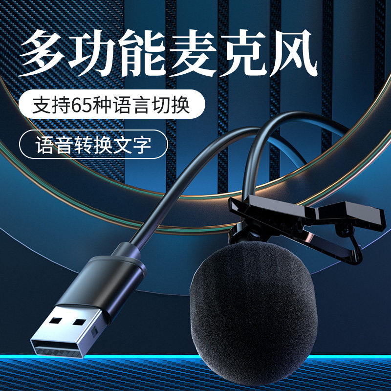 AI INTELLIGENT VOICE MICROPHONE VOICE-TO-TEXT OLD MAN SPEECH RECOGNITION TYPING DIALECT ENTRY ARTIFACT USB INPUT