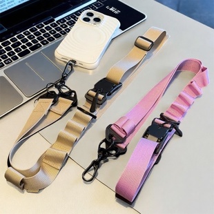 可调节宽带手机挂绳多功能结实斜跨户外爬山露营男挂脖侧背手机绳