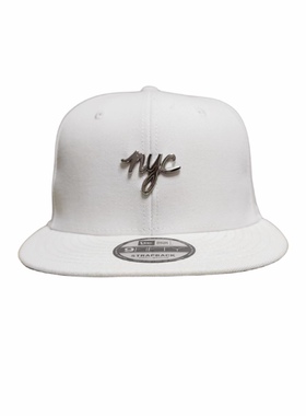 NEW ERA 纽亦华 nyc系列 白色平檐帽男女可调节棒球帽潮流休闲