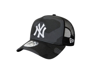 ERA MLB联名款 纽亦华 NEW 黑迷彩系列NY纽约洋基队 高顶卡车帽
