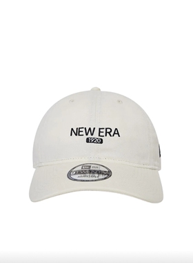 NEW ERA 纽亦华 经典小logo 1920系列软顶弯檐男女可调节棒球帽子