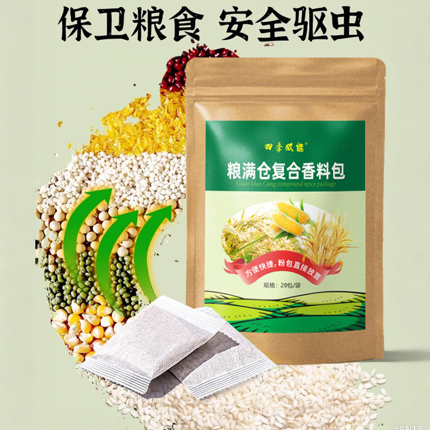 【刘涛推荐】粮食储存防米虫神器