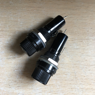 海奇牌6X30MM玻璃管保险丝座熔断器孔14MM15A125V 10A 250V耐高温