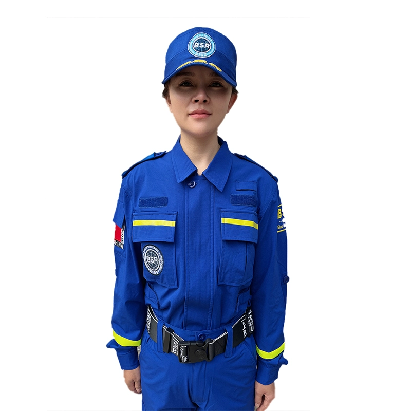蓝天救援队队服装备 夏季速干透气套装 应急救援队服装定制LOGO