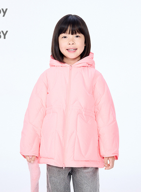 新款江南布衣童装中长款羽绒服25冬男女童jnbybyjnby1PAC11330