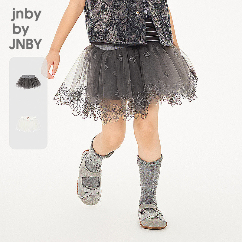 新款江南布衣童装裤裙腰裙蕾丝弹力26春女童jnbybyjnby1Q3D13080