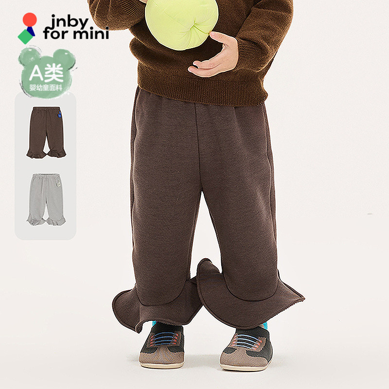 [加绒]新款江南布衣婴童喇叭裤25冬女童婴儿jnbybyjnby