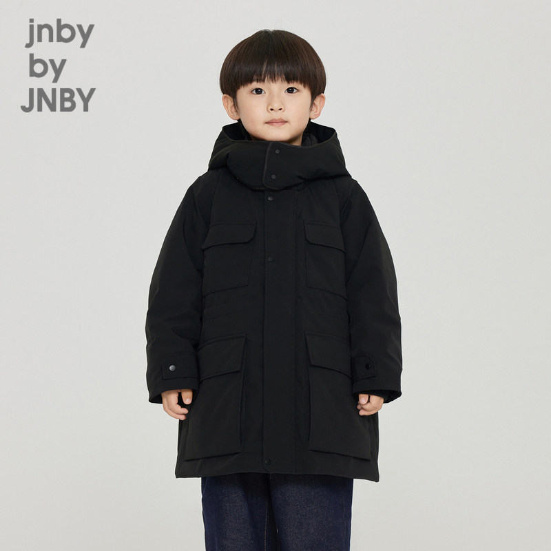 江南布衣童装冬长款羽绒服外套轻薄保暖休闲男女童儿童jnbybyjnby