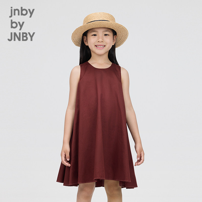 江南布衣童装公主裙无袖连衣裙A字可爱舒适女童儿童jnbybyjnby