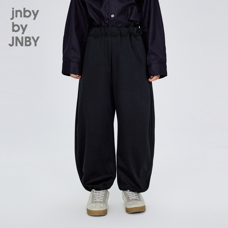 江南布衣童装棉双面布香蕉裤长裤可爱秋冬男女童儿童jnbybyjn