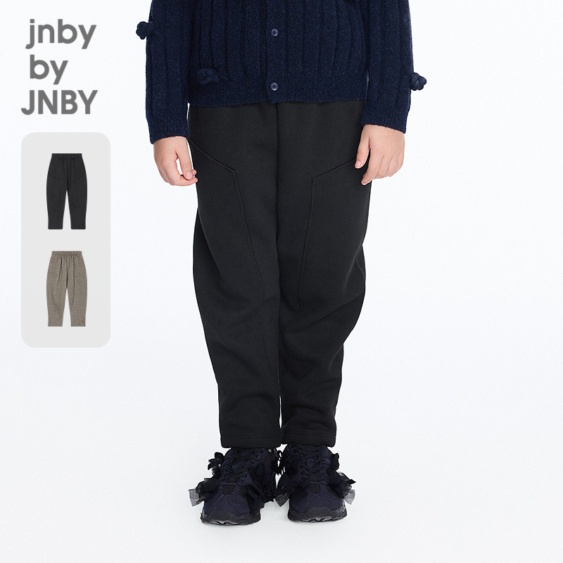 [薄绒]江南布衣童装休闲宽松裤子束脚裤时尚冬男女童jnbybyjnby