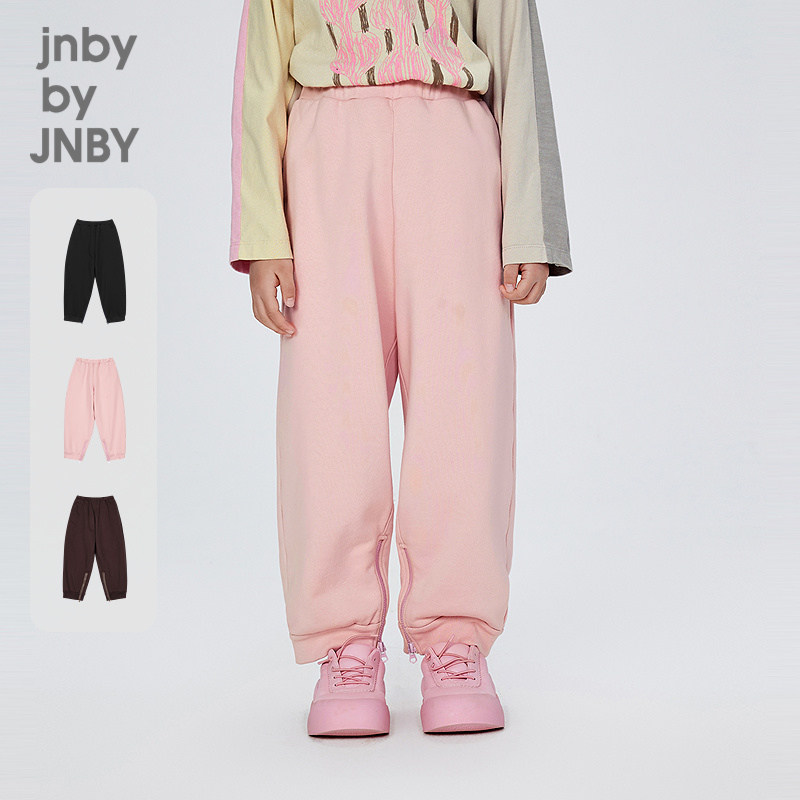 江南布衣童装棉毛圈布束脚裤长裤运动秋冬男女童儿童jnbybyjn