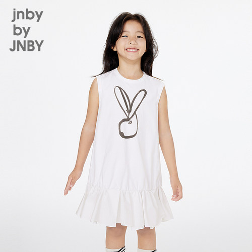 江南布衣童装无袖连衣裙圆领