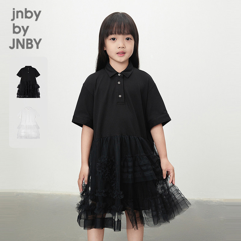 江南布衣童装公主裙网纱连衣裙甜美舒适夏女童儿童jnbybyjnb