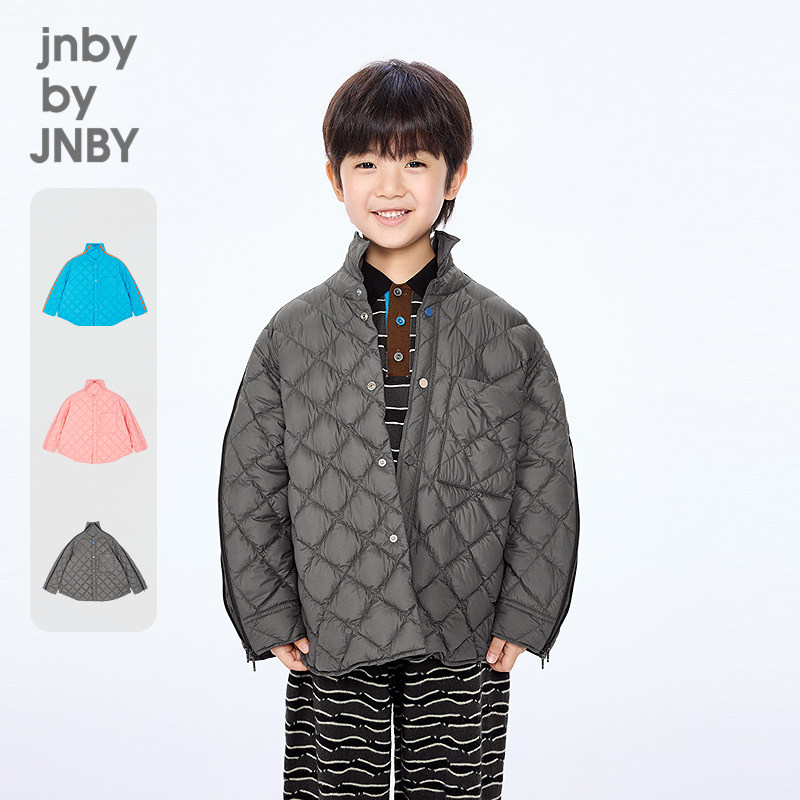 [嘟嘟蓝宝石]秀场同款新款江南布衣童装拉链羽绒服25秋男女童