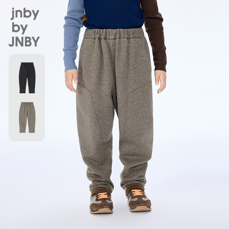 [薄绒]江南布衣童装休闲宽松裤子束脚裤时尚冬男女童jnbybyjnby