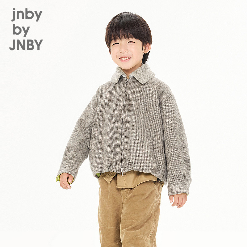 新款江南布衣童装羊毛毛呢夹克26冬男女童jnbybyjnby1Q0813560
