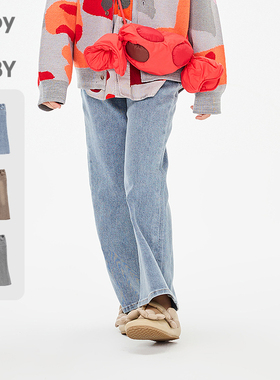 江南布衣童装牛仔多色水洗彩牛喇叭裤26春jnbybyjnby1Q1E12550