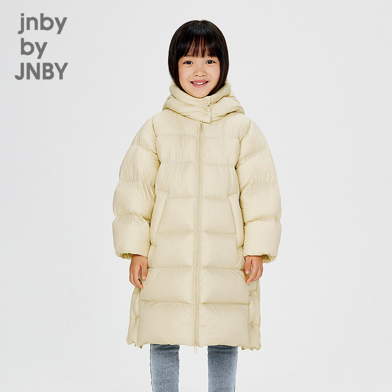 江南布衣童装长款羽绒服保暖轻盈休闲宽松冬男女童儿童jnbybyjnby