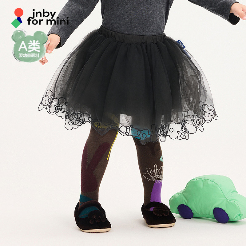 江南布衣婴童短款腰裙绣花公主裙打底可爱25秋女童婴儿jnbyby