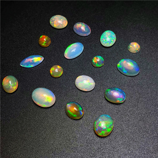 欧泊戒面臻品欧泊炫彩低价天然欧泊裸石同行裸石OB19A