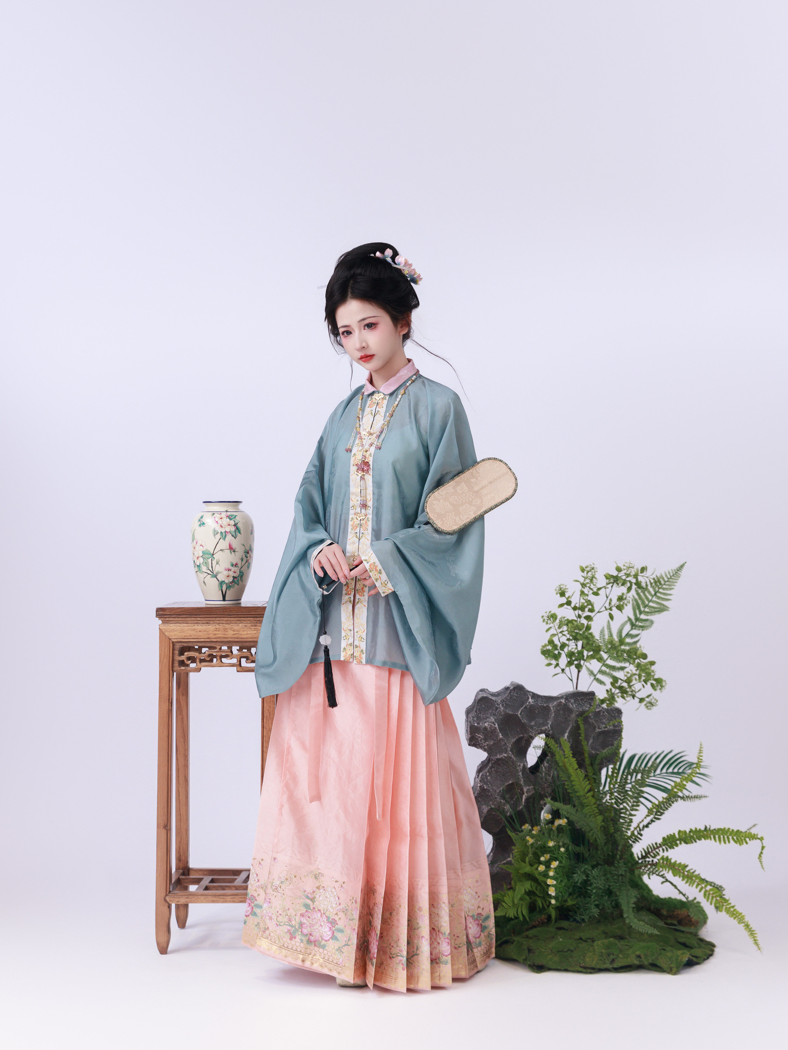 椿时旧事汉服女明制立领对襟琵琶袖短衫夏款日常通勤