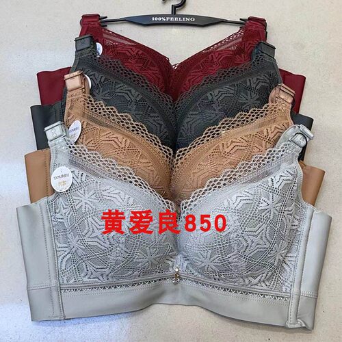 百分百感觉刺绣上托调整型文胸罩