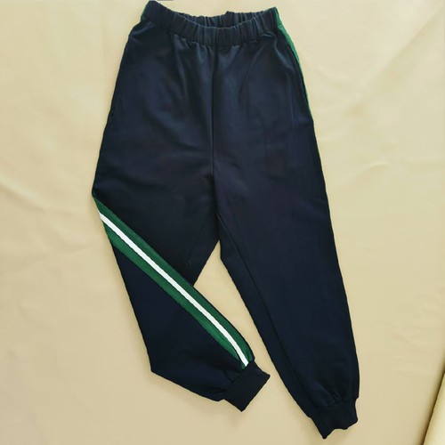 藏蓝初中小学生校服长裤子可定做