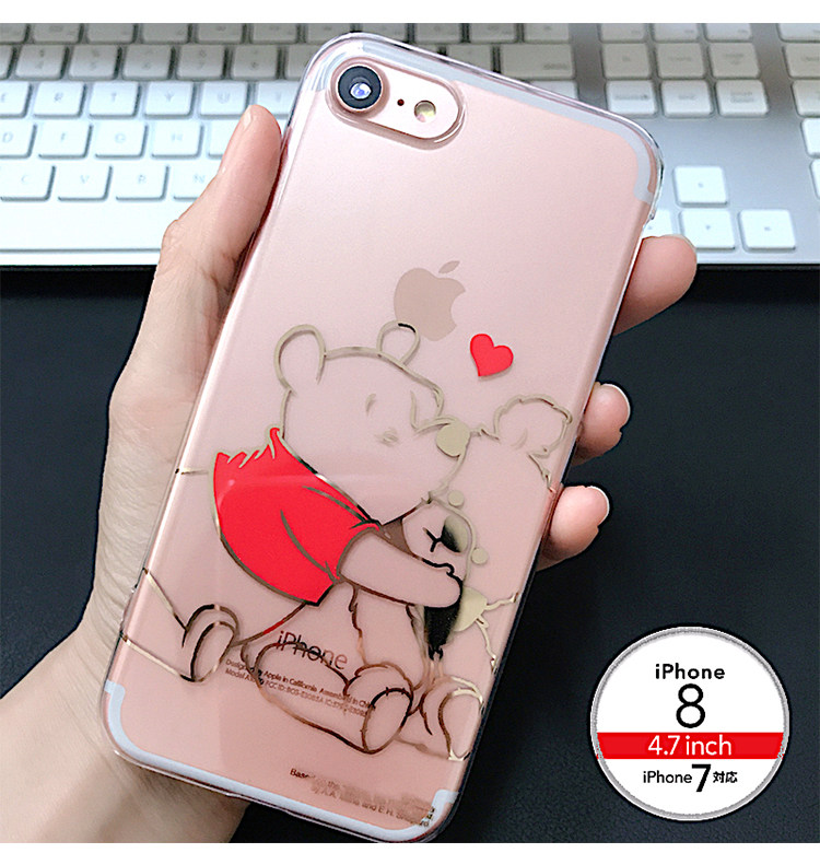 捡漏超值Outlet日本正品SE23代迪士尼苹果78透明手机壳适用iPhoneSE23代透明保护套高端卡通