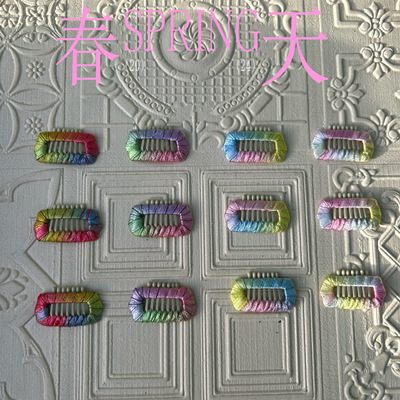 约克夏渐变色小狗鼻梁夹刘海夹马尔济斯头饰狗狗夹子迷你宠物发卡