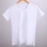 红舞鞋 Хлопковая белая современная спортивная одежда, форма для отдыха, короткий рукав